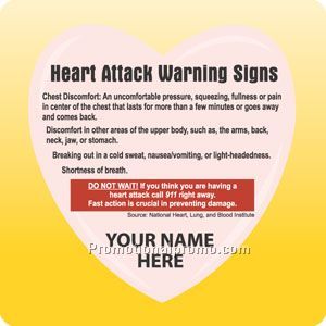 Heart Attack Warning Signs Magnet