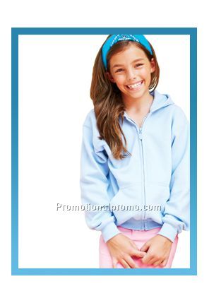 Heavy Blend 39200Youth Full Zip Hooded Sweatshirt 13.5 oz.