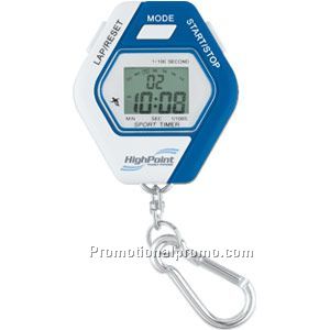 Hexa-Grip Stopwatch with Carabiner