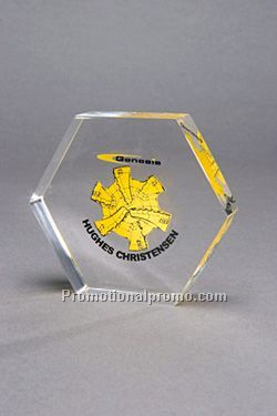 Hexagon - 4 x 3 1/2 x 1