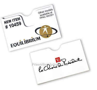 Horizontal card holder