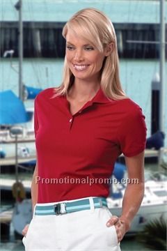 IZOD WOMEN37459 SILKWASH STRETCH PIQUE POLO