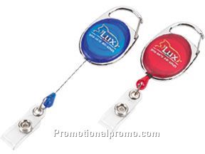 Id holder with spring clip