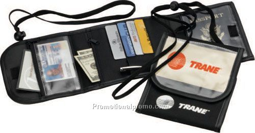 Imported Roll Down Trade Show Neck Wallet