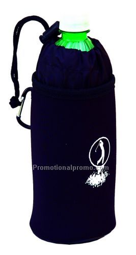Insulated bottle holder - black