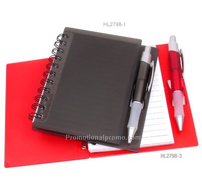 Journal book with pen