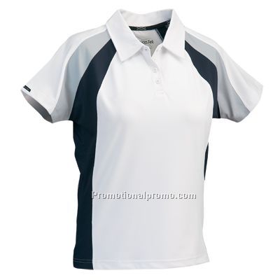 LADIES TRI-COLOUR GOLF SHIRT