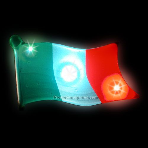 LED Light-Up Magnet - Italian Flag