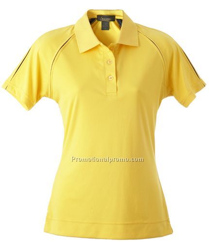Ladies Chitosante Interlock Golf Shirt with Sleeve Inserts