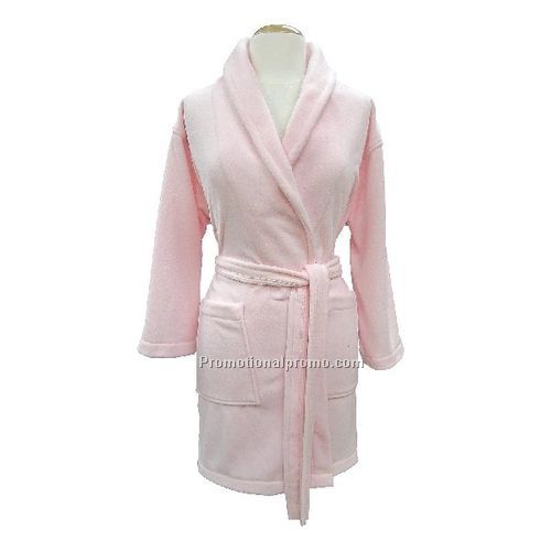 Ladies Lounge-About Microfleece House Coat