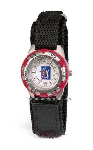 Ladies Stainless Steel Sports watch, Velcro Strap, metal gift box