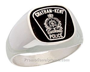 Ladies Stock Shank Police ring