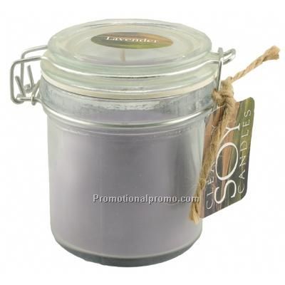 Lavender/Purple Clearly Soy Candle
