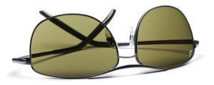 Lazio - Satin Medium Gun/Dark Grey Frame 555nm Polarized Lens