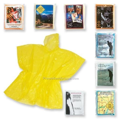 Light Weight Poncho - Printed