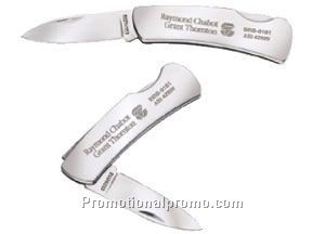 Lock open pocket knife