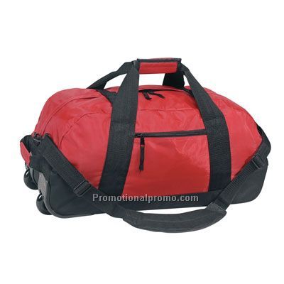 MEDIUM VOYAGER CARGO DUFFEL BAG WITH ROLLERS-Blank