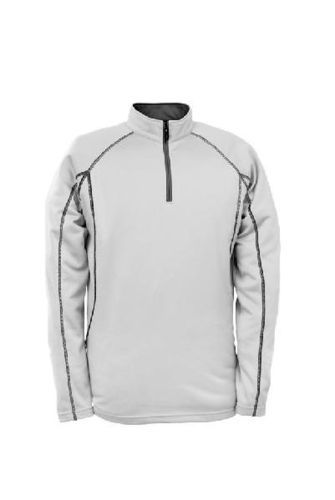 MEN'S DRYWICK 2-TONE ZIP - Silver