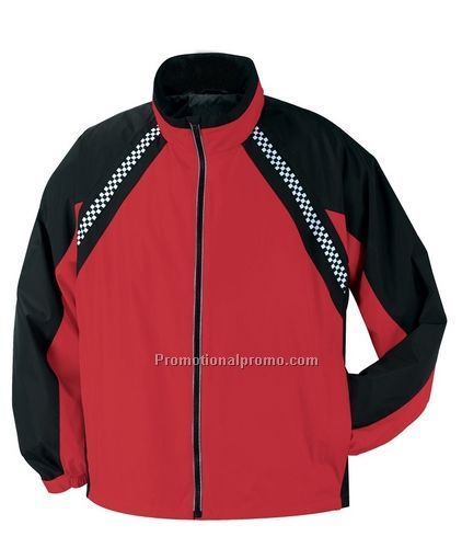 MEN'S NORTH END MID LENGTH CHECKER TRIM JACKET