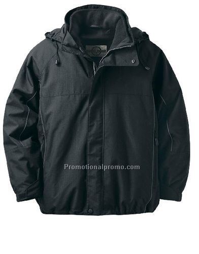 MEN'S NORTH END TECHNO 3-IN-1 TEXTURED PIN POINT DOBBY JACKET