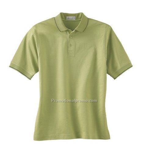 MEN37459 MERCERIZED TEXTURED JACQUARD POLO