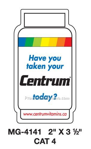 Magnet Stock Shape Pillbottle