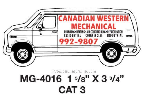 Magnet Stock Shape Van