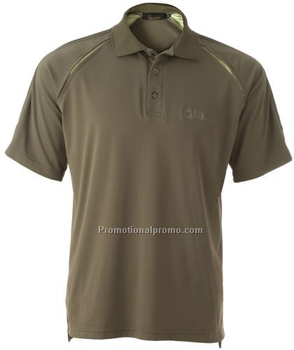 Men's Chitosante Interlock Golf Shirt with Sleeve Inserts
