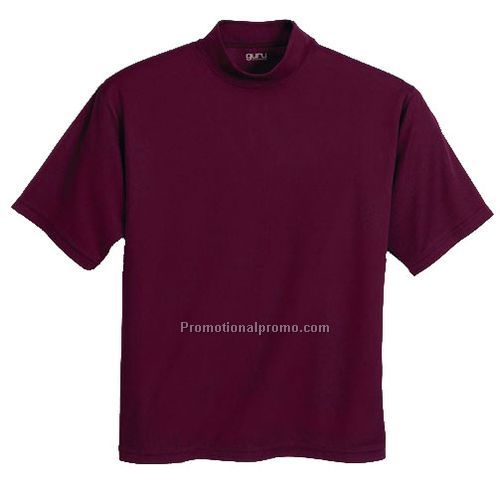 Men37491 Mock Neck Short Sleeve
