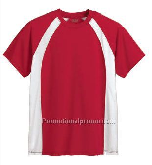 Men37491 Raglan Contrast Panel Tee