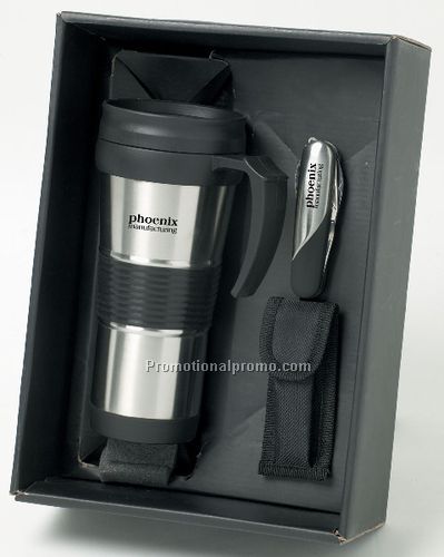 Mug and Pocket Knife Set