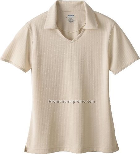 NEW LADIES' EPERFORMANCE39200JACQUARD POLO