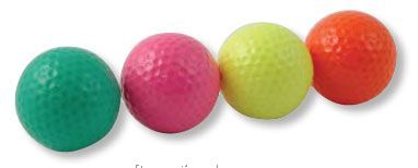 Neon Floater Mini Golf Balls 38432Neon Orange