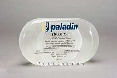 Oval Block Tombstone - 3 1/2 x 6 x 1 1/4