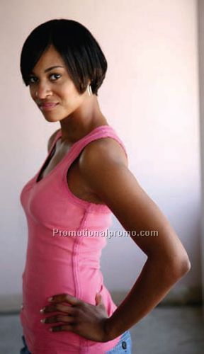 Oxidize Wash Raw Edge V-Neck Tank