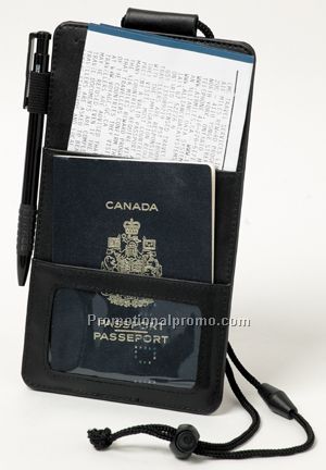 Passport Holder with Pen