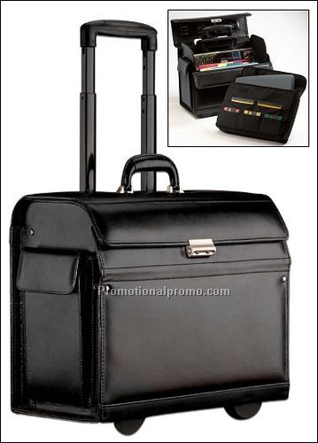 Pilot Catalog Case with Telescoping Handle