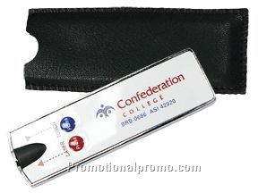 Pocket laser pointer and torch light