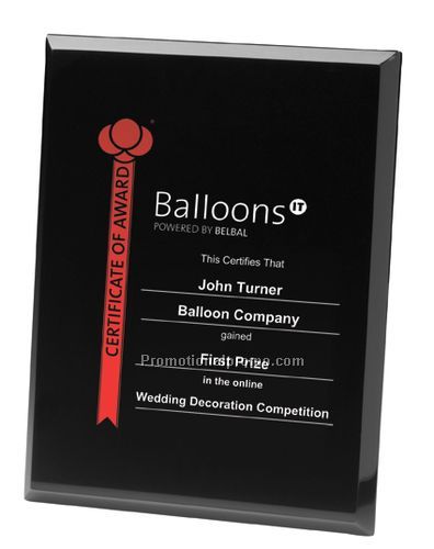 Radiant Plaque with Laser Imprint