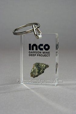 Rectangular Keytag - 2 x 1 1/2 x 1/4