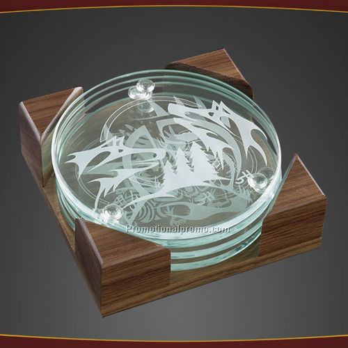 Round Coaster Set - Small Tray