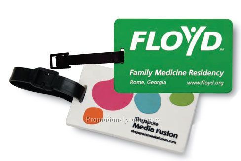 Rubberized PVC Luggage Tag