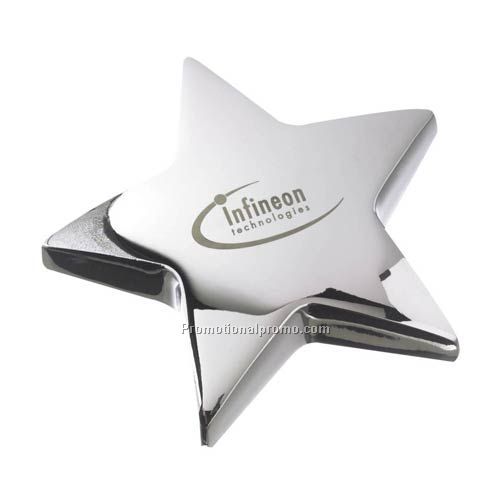 SILVER STAR PAPERWEIGHT