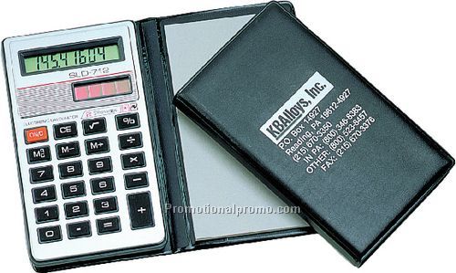 SOLAR POWER BOOK-FOLD CALCULATOR