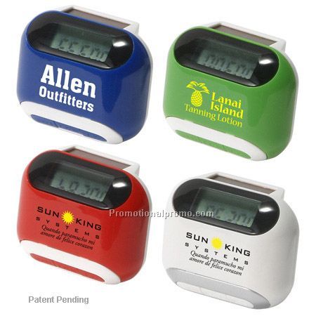 SOLAR POWERED PEDOMETER