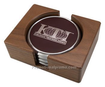 Set of 4 ARG with Walnut Stand