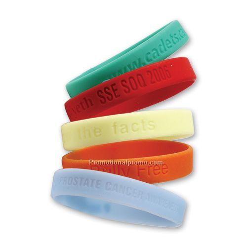Silicone Bracelet Debossed