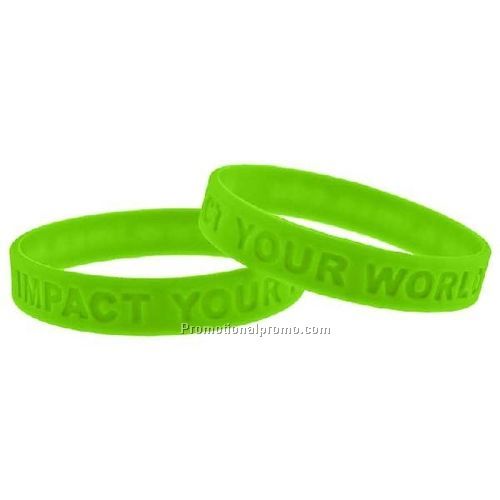 Silicone Wristbands - Debossed/Embossed