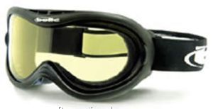 Ski Goggle, Shark - Black Frame with Lemon Lens