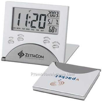 Slim Aluminum Travel Alarm
